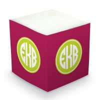 Bright Sticky Memo Cube