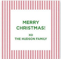 Seersucker Red Stickers