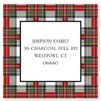 Stewart Plaid Stickers