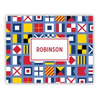 Nautical Flags Folded Notes (2 Colors)