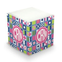 Nautical Flags Sticky Memo Cube