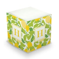 Lemons Sticky Memo Cube