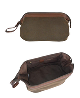 Classic Faux Suede (Vegan) Shaving / Dopp Kit