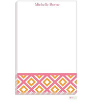 Personalized Geo Modern Notepad