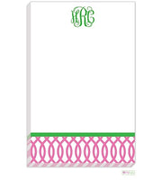Personalized Garden Gate Modern Notepad