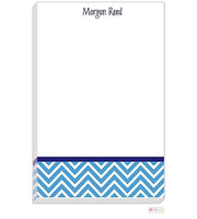 Personalized Chevron Modern Notepad