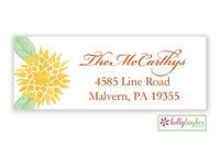 Garden Mums Holiday Address Labels