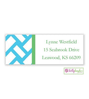 Basketweave Modern Address Labels