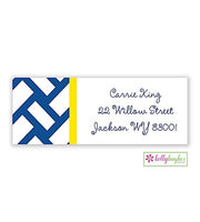 Basketweave Modern Address Labels