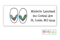 Summer Flip Flops Classic Address Labels