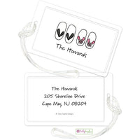 Personalized Flip Flops Classic Luggage Tags