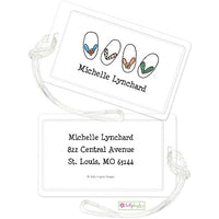 Personalized Flip Flops Classic Luggage Tags