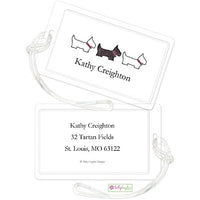 Personalized Preppy Pups Classic Luggage Tags