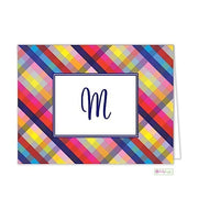 Gingham Modern Folded Notes
