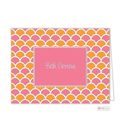 Shells Stripe Modern Folded Notes