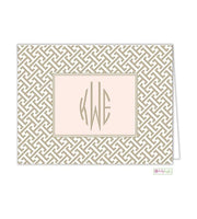 Greek Key Modern Folded Notes