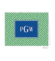 Greek Key Modern Folded Notes