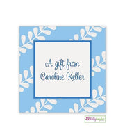 Blue Vines Modern Enclosure Card