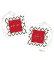 Personalized Lattice Modern Bag Tags