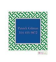 Greek Key Modern Gift Sticker