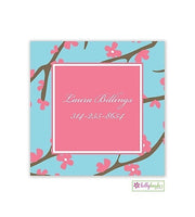 Pink Cherry Blossom Modern Gift Sticker