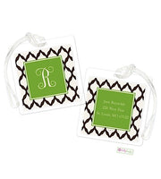Personalized Lattice Modern Bag Tags