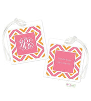 Personalized Geo Modern Bag Tags