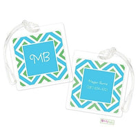 Personalized Geo Modern Bag Tags