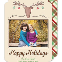 Cabin Christmas Holiday Photo Card