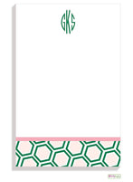 Personalized Honeycomb Modern Notepad