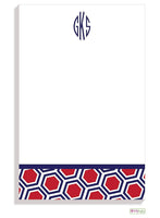 Personalized Honeycomb Modern Notepad