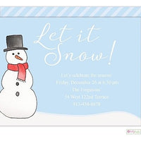 Let It Snow - Winter Holiday Invitation