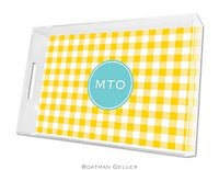 Classic Check Lucite Tray