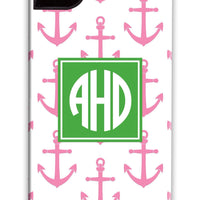 Anchor Pink Repeat Phone Case