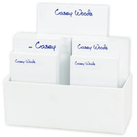 Anthony 7 Tablet Set (White with Linen holder)