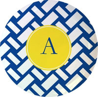 Basketweave 10" Melamine Plate