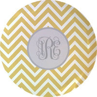 Chevron 10" Melamine Plate