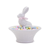 Vintage Bunny Basket Server