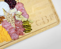 Monogrammed Butcher Block Board