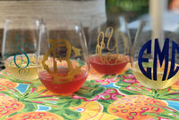 Acrylic Stemless Wine Glasses