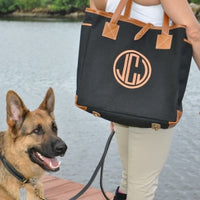 Monogrammed Lorie Canvas Bag