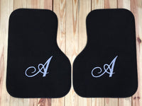 Monogrammed Car Mats - Front Wheel Drive 2 or 4 piece set
