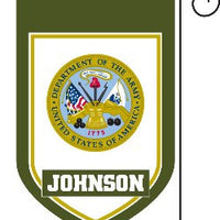 Monogrammed US Army Garden Flag