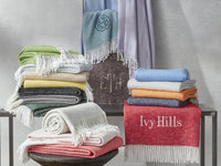 Monogrammed Pezzo Throw by Matouk