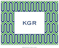 Blaine Navy & Kelly Foldover Note