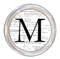 Monogrammed Algebra Coaster