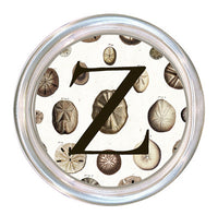 Monogrammed Sand Dollars Coaster