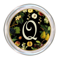 Monogrammed Fruit Coaster