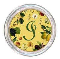 Monogrammed Fruit Coaster