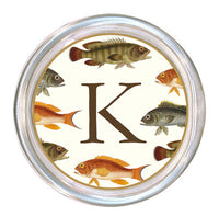 Monogrammed Big Fish Coaster